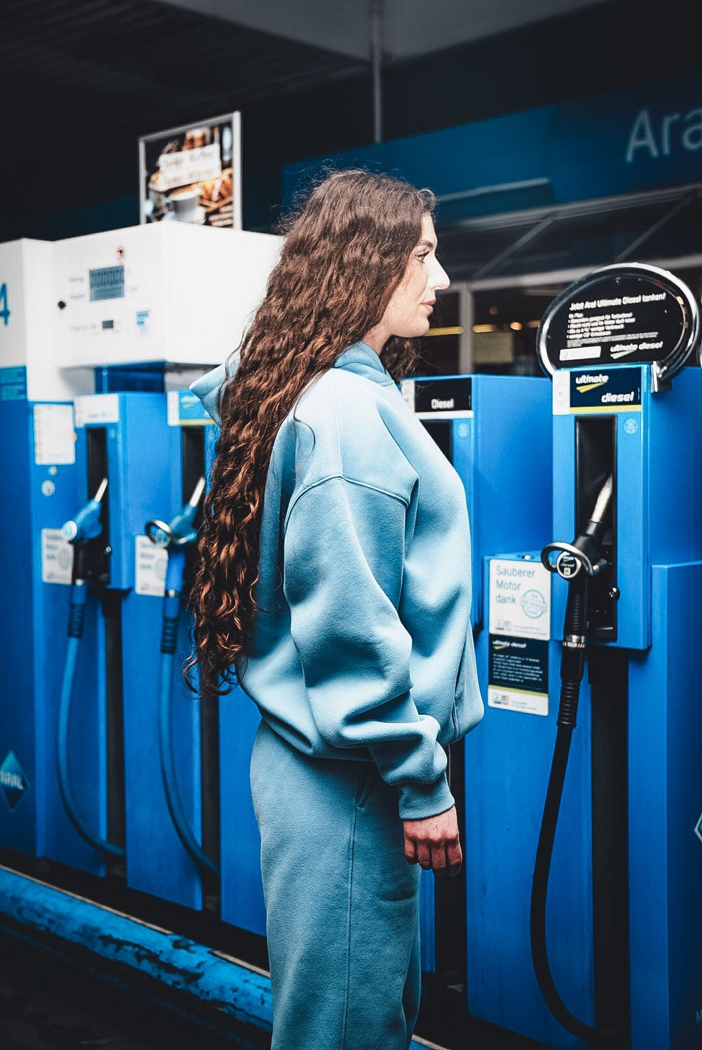 Babyblue Oversize Hoodie