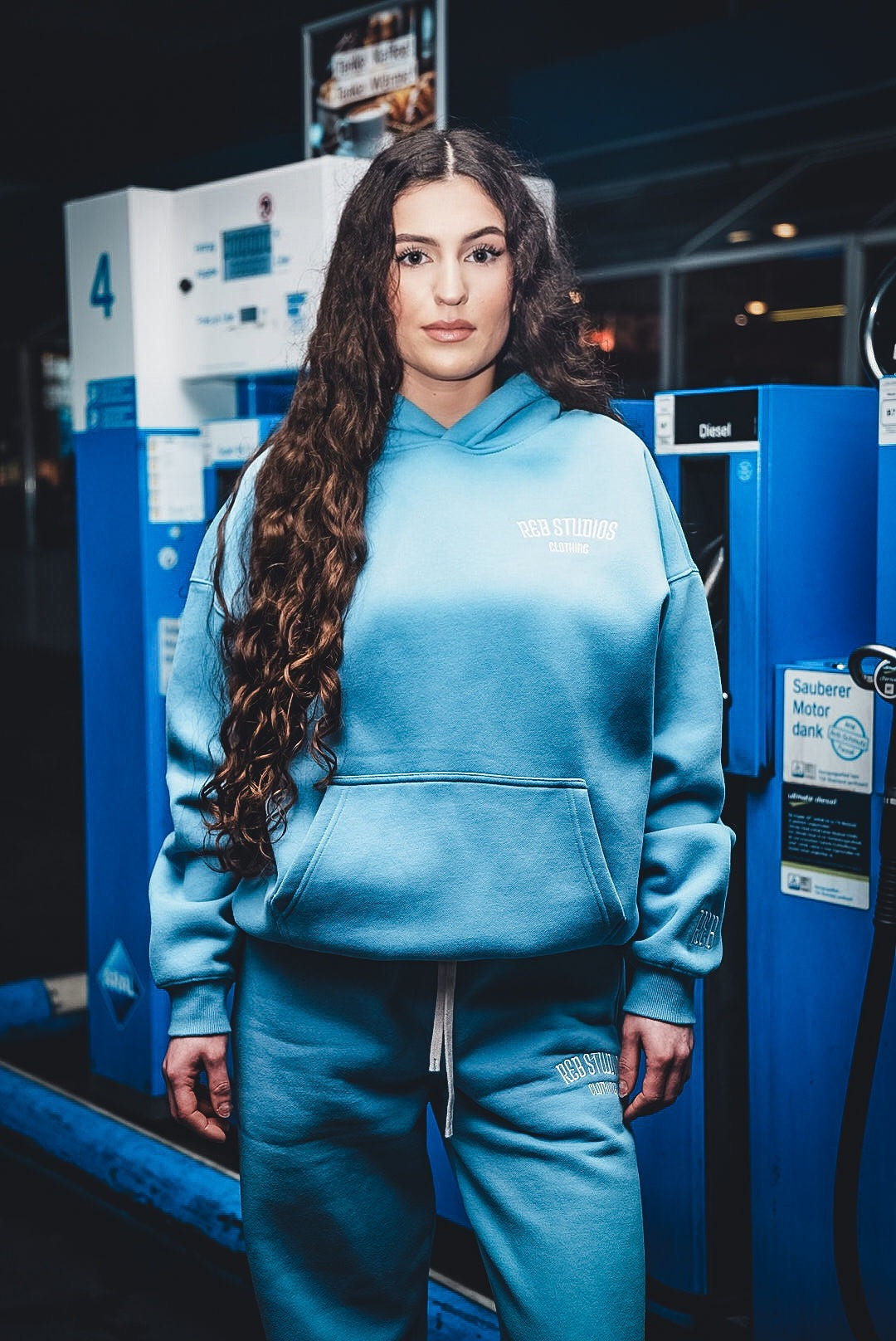 Babyblue Oversize Hoodie