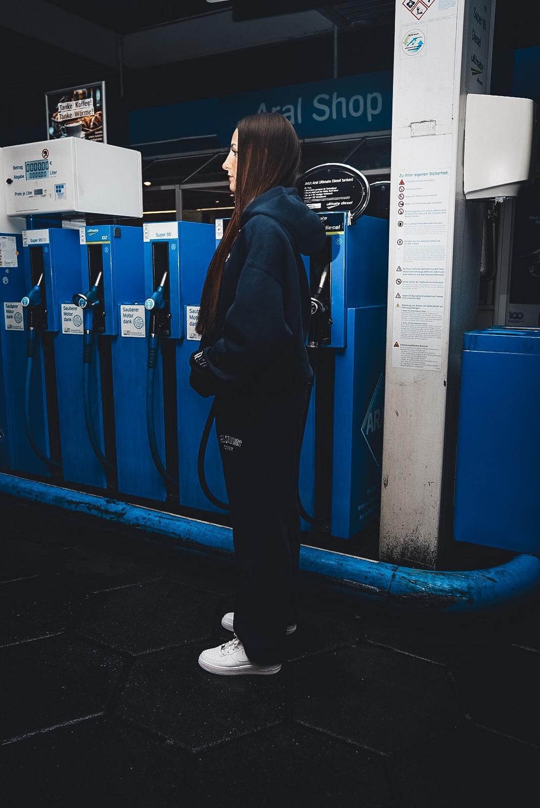 Marineblue Oversize Hoodie