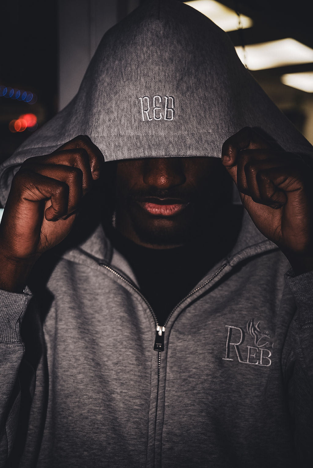 Oversize Zipper Jacke